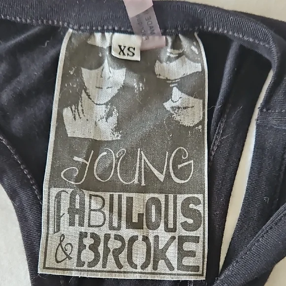 Young Fabulous & Broke Black and White Dress - Picture 2 of 3